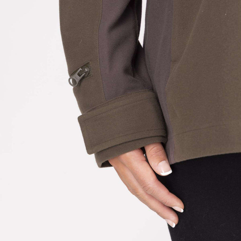 Aubrion by Shires Pullover Heritage Dunkelolive