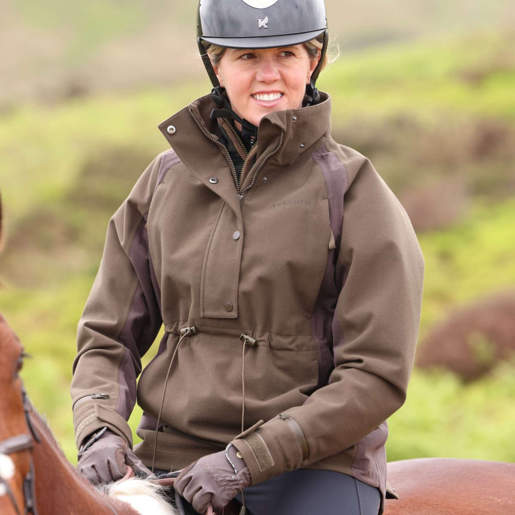 Aubrion by Shires Pullover Heritage Dunkelolive
