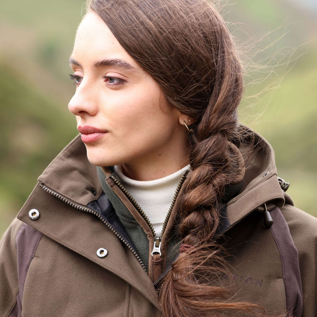 Aubrion by Shires Pullover Heritage Dunkelolive