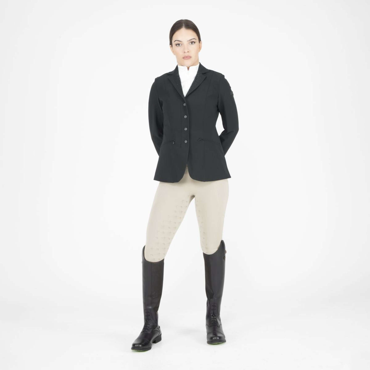 Aubrion by Shires Turnierjacket Optima GX Schwarz