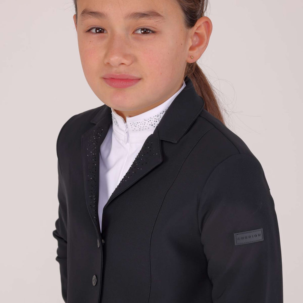 Aubrion by Shires Turnierjacket Optima GX Kinder Schwarz