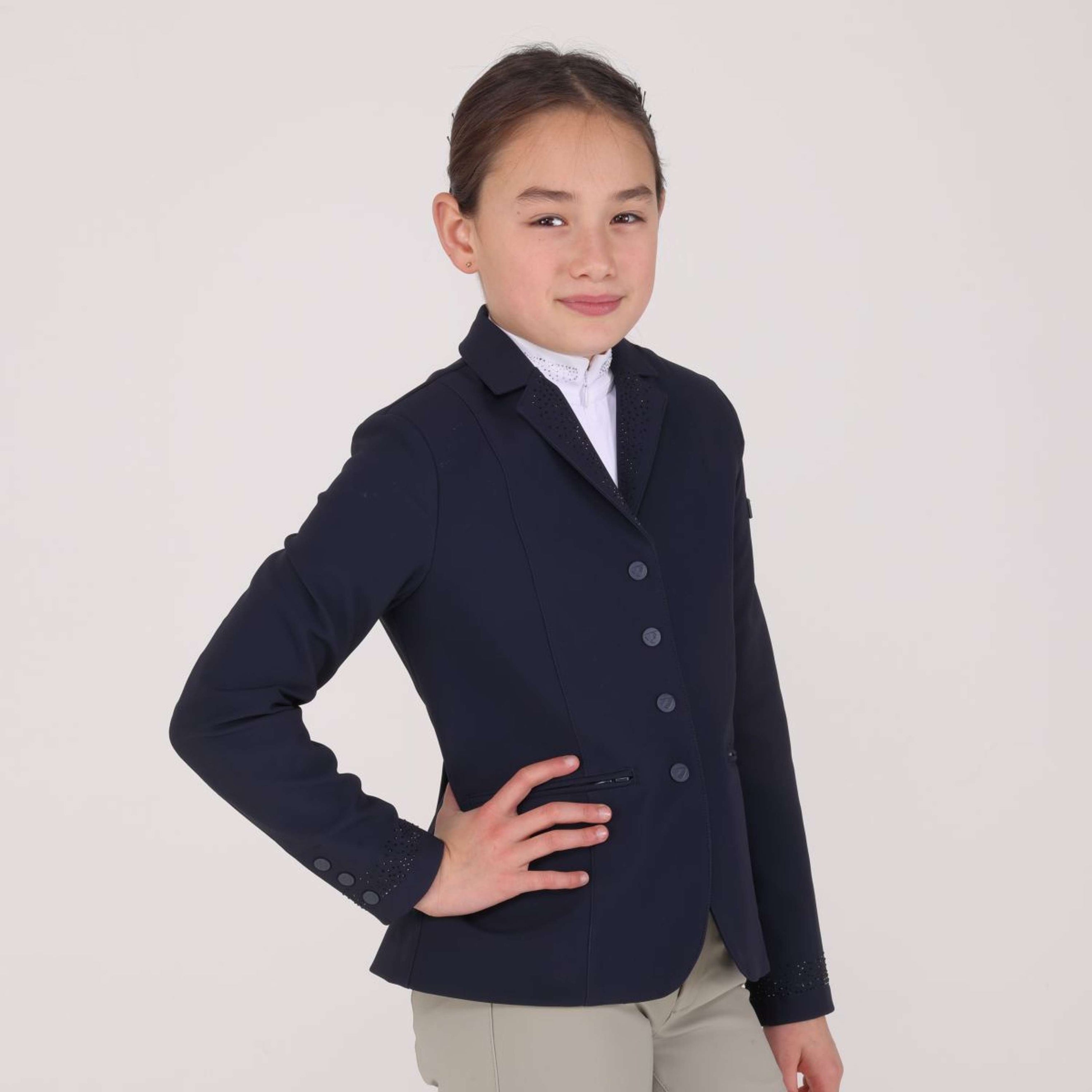 Aubrion by Shires Turnierjacket Optima GX Kinder Navy Aubrion by Shires Turnierjacket Optima GX Kinder Navy