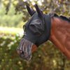 FlyGuard by Shires Fliegenmaske Pro Stretch mit Ohren und Fransen Jet