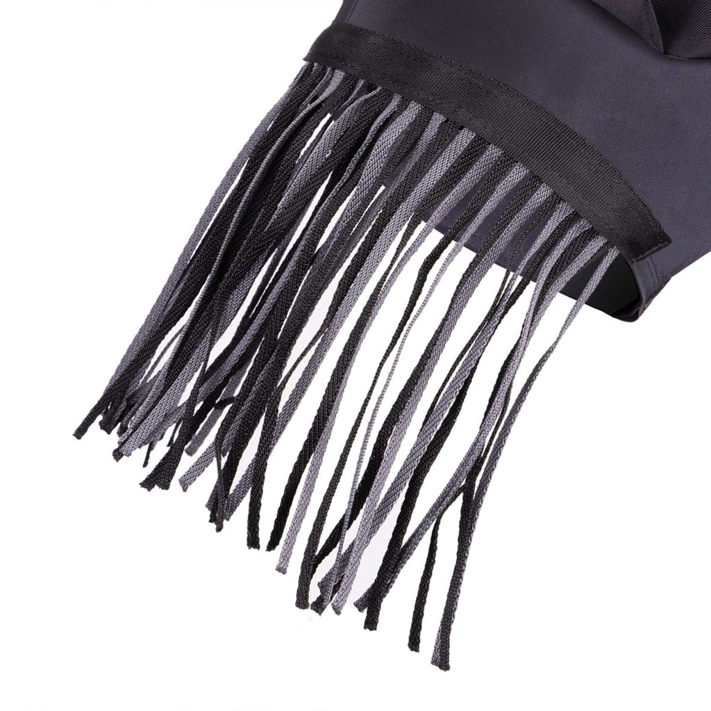 FlyGuard by Shires Fliegenmaske Pro Stretch mit Ohren und Fransen Jet