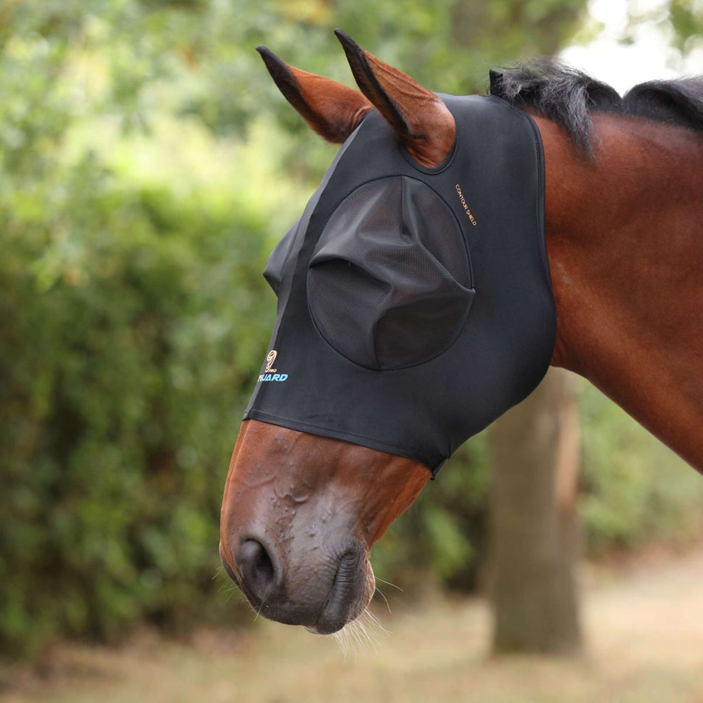 FlyGuard by Shires Fliegenmaske Pro Stretch mit Ohrausschnitt Jet