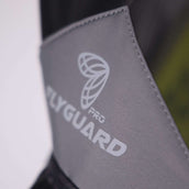 FlyGuard Fliegenmaske Pro Hi-Viz Fine Mesh mit Ohren und Fransen Fluo gelb