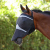 FlyGuard by Shires Fliegenmaske Pro Fine Mesh Ohne Ohren mit Nase Jet