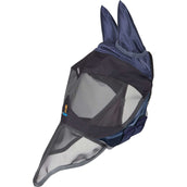 FlyGuard by Shires Fliegenmaske Pro Deluxe mit Ohren und Nase Navy