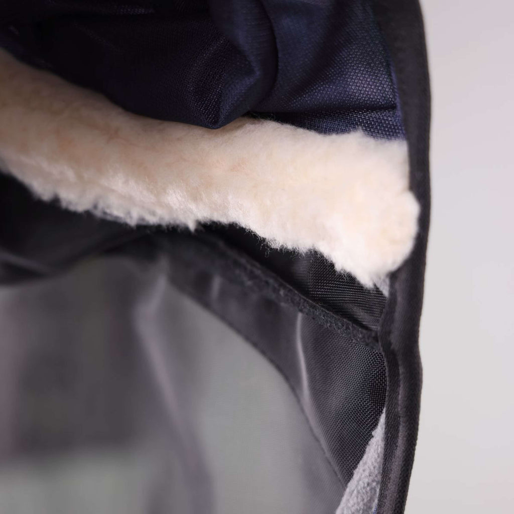 FlyGuard by Shires Fliegenmaske Pro Deluxe mit Ohren Black Cherry