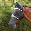 FlyGuard by Shires Fliegenmaske Pro Fine Mesh mit Ohren und Nasenklappe Jet