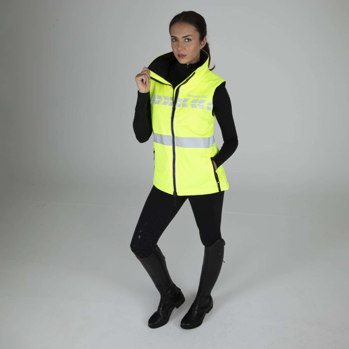 Equi-Flector by Shires Reflektierende Weste Gelb