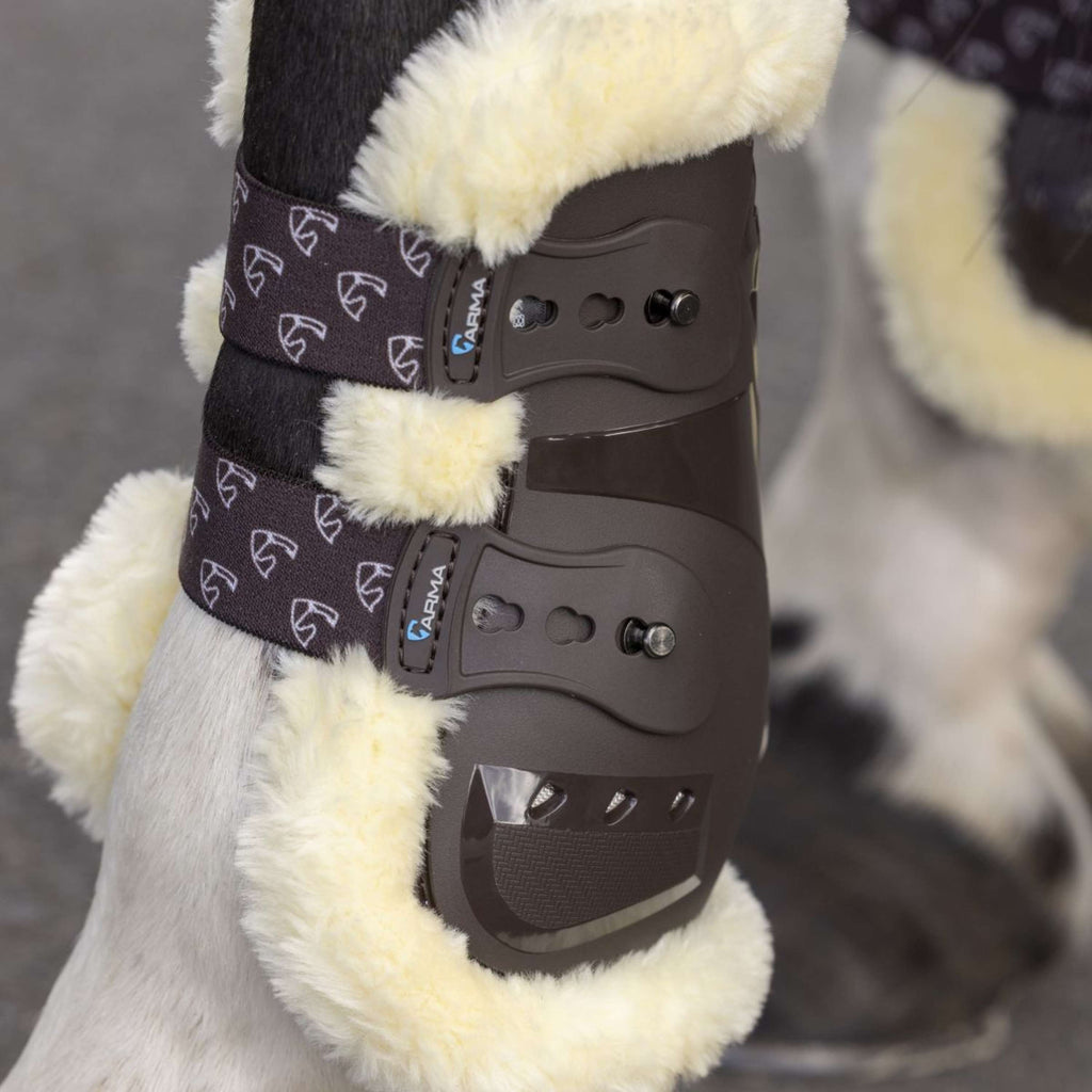 Arma by Shires Fesselkopfgamasche Carbon Pro SupaFleece Braun