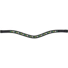 Velociti by Shires Stirnriemen GARA Green Diamante Schwarz