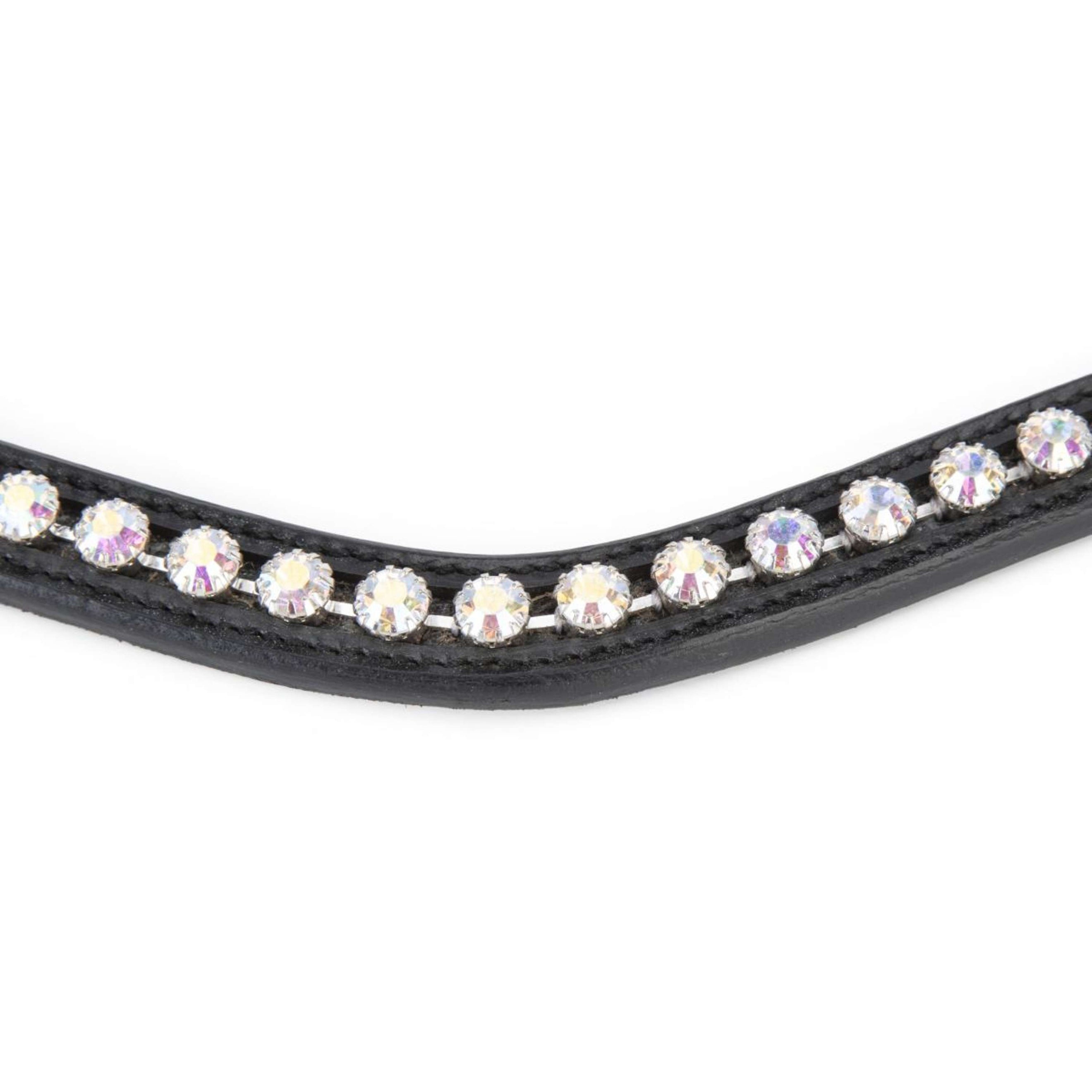 Velociti by Shires Stirnriemen GARA Iridescent Diamante Schwarz