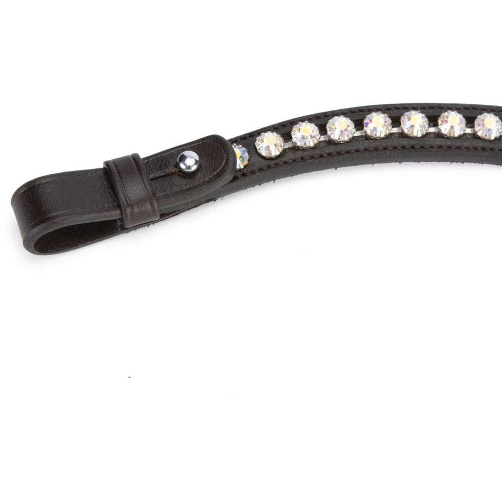Velociti by Shires Stirnriemen GARA Iridescent Diamante Havanna