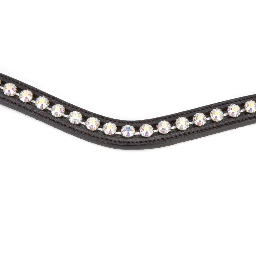 Velociti by Shires Stirnriemen GARA Iridescent Diamante Havanna