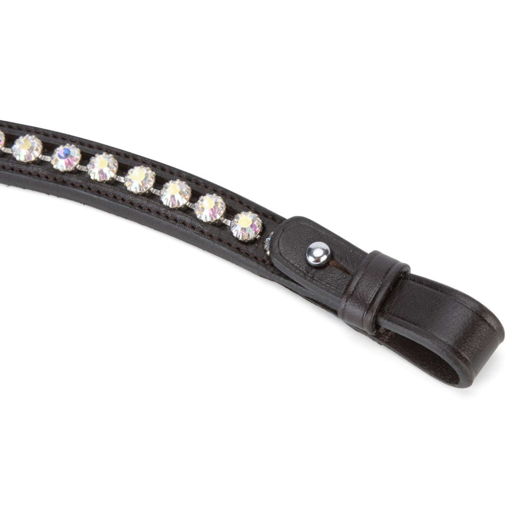 Velociti by Shires Stirnriemen GARA Iridescent Diamante Havanna