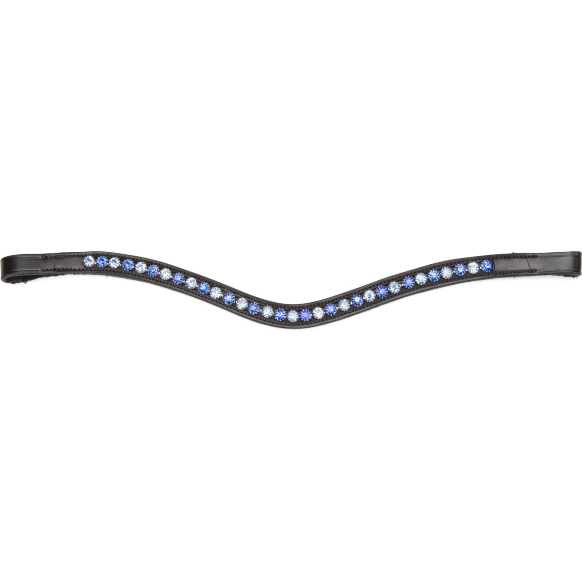 Velociti by Shires Stirnriemen GARA Blue Diamante Schwarz