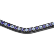 Velociti by Shires Stirnriemen GARA Blue Diamante Schwarz