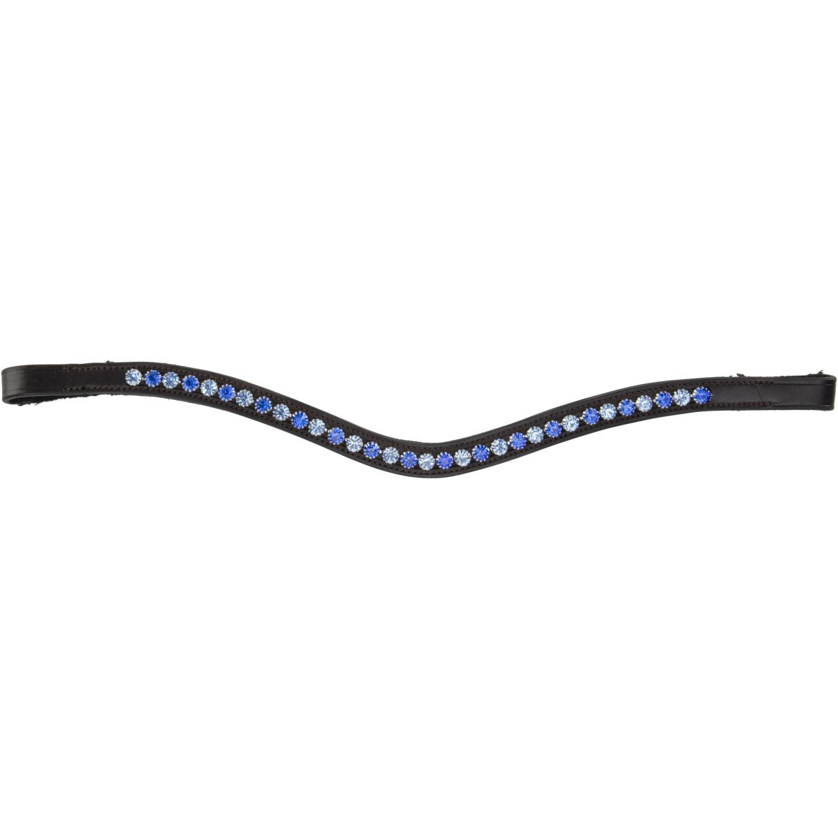 Velociti by Shires Stirnriemen GARA Blue Diamante Havanna