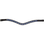 Velociti by Shires Stirnriemen GARA Blue Diamante Havanna