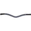 Velociti by Shires Stirnriemen GARA Blue Diamante Havanna