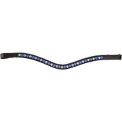 Velociti by Shires Stirnriemen GARA Blue Diamante Havanna