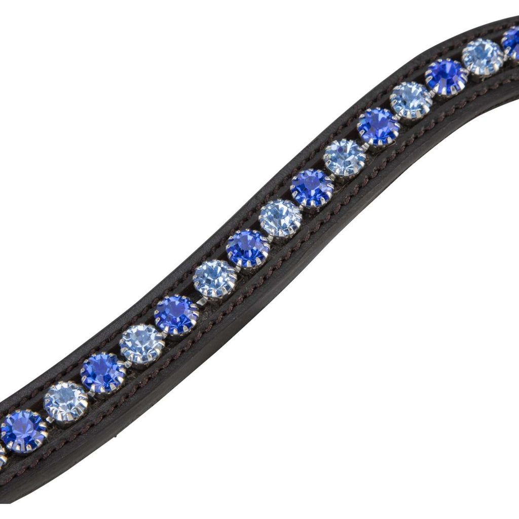 Velociti by Shires Stirnriemen GARA Blue Diamante Havanna