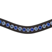 Velociti by Shires Stirnriemen GARA Blue Diamante Havanna