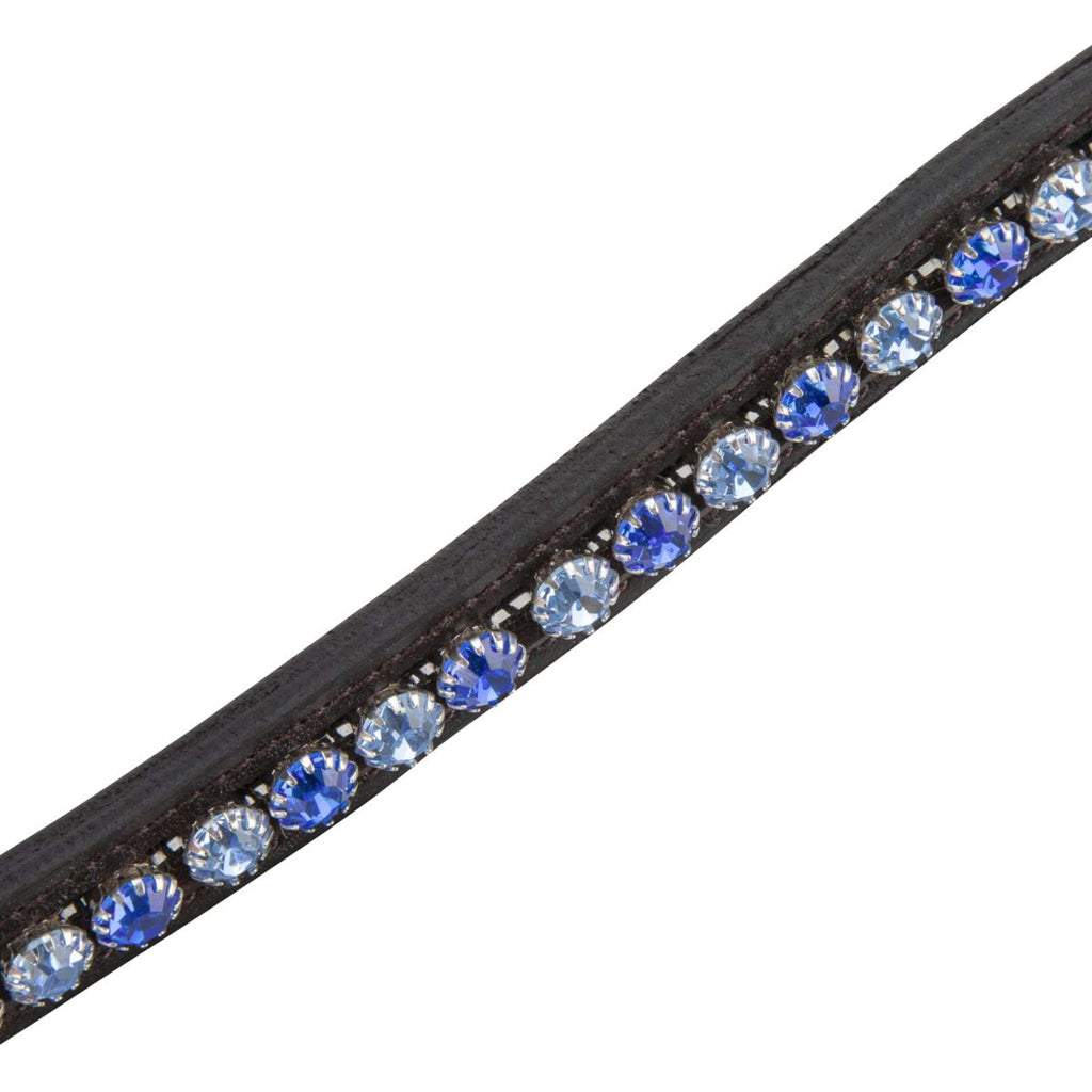 Velociti by Shires Stirnriemen GARA Blue Diamante Havanna