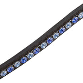 Velociti by Shires Stirnriemen GARA Blue Diamante Havanna