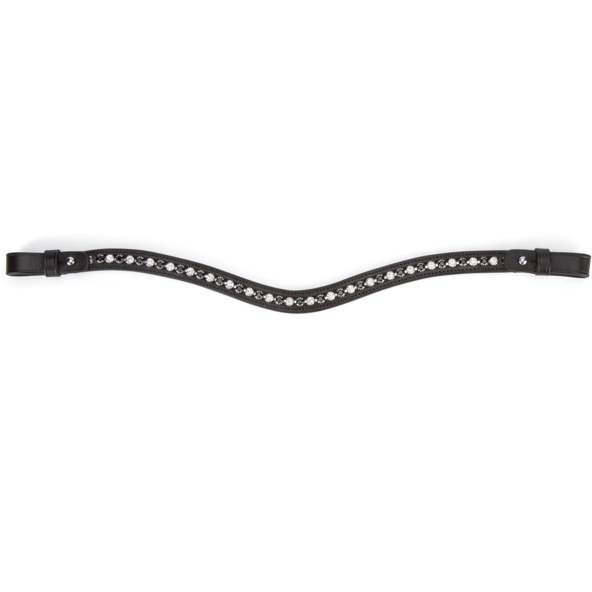 Velociti by Shires Stirnriemen GARA Black Diamante Havanna