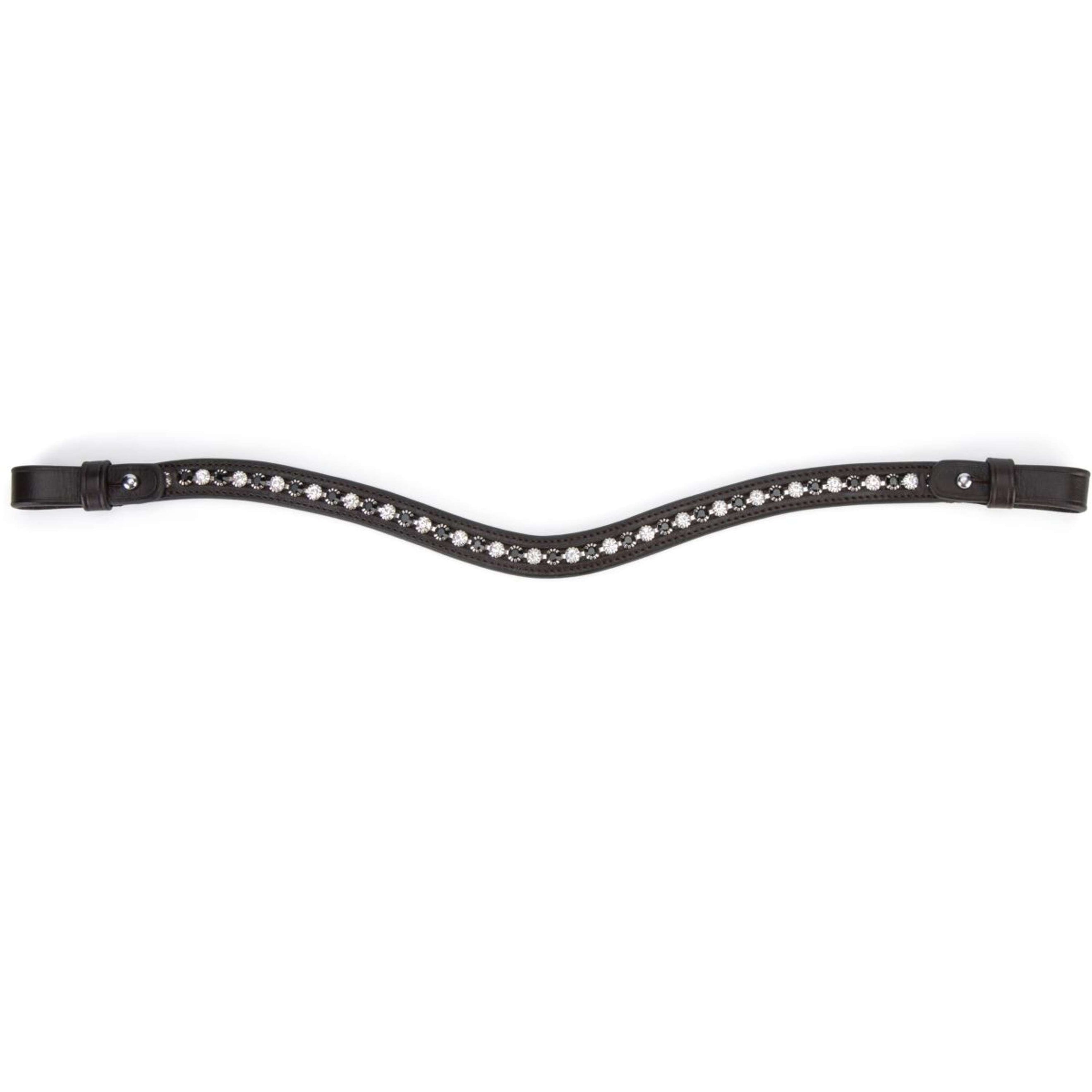 Velociti by Shires Stirnriemen GARA Black Diamante Havanna Velociti by Shires Stirnriemen GARA Black Diamante Havanna
