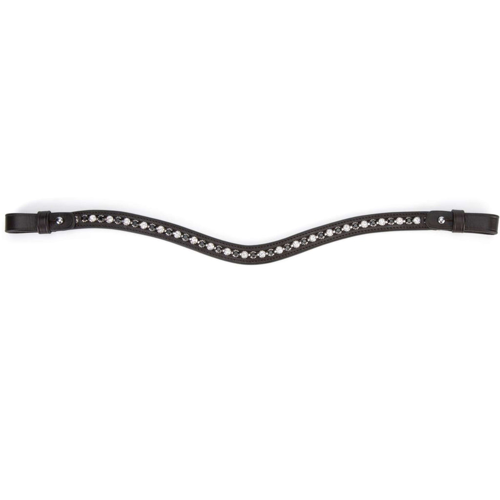 Velociti by Shires Stirnriemen GARA Black Diamante Havanna