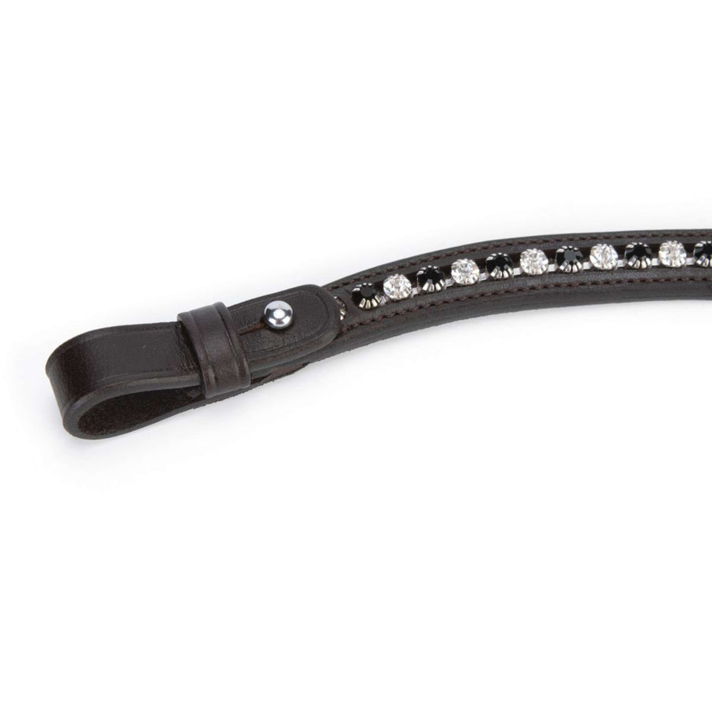 Velociti by Shires Stirnriemen GARA Black Diamante Havanna