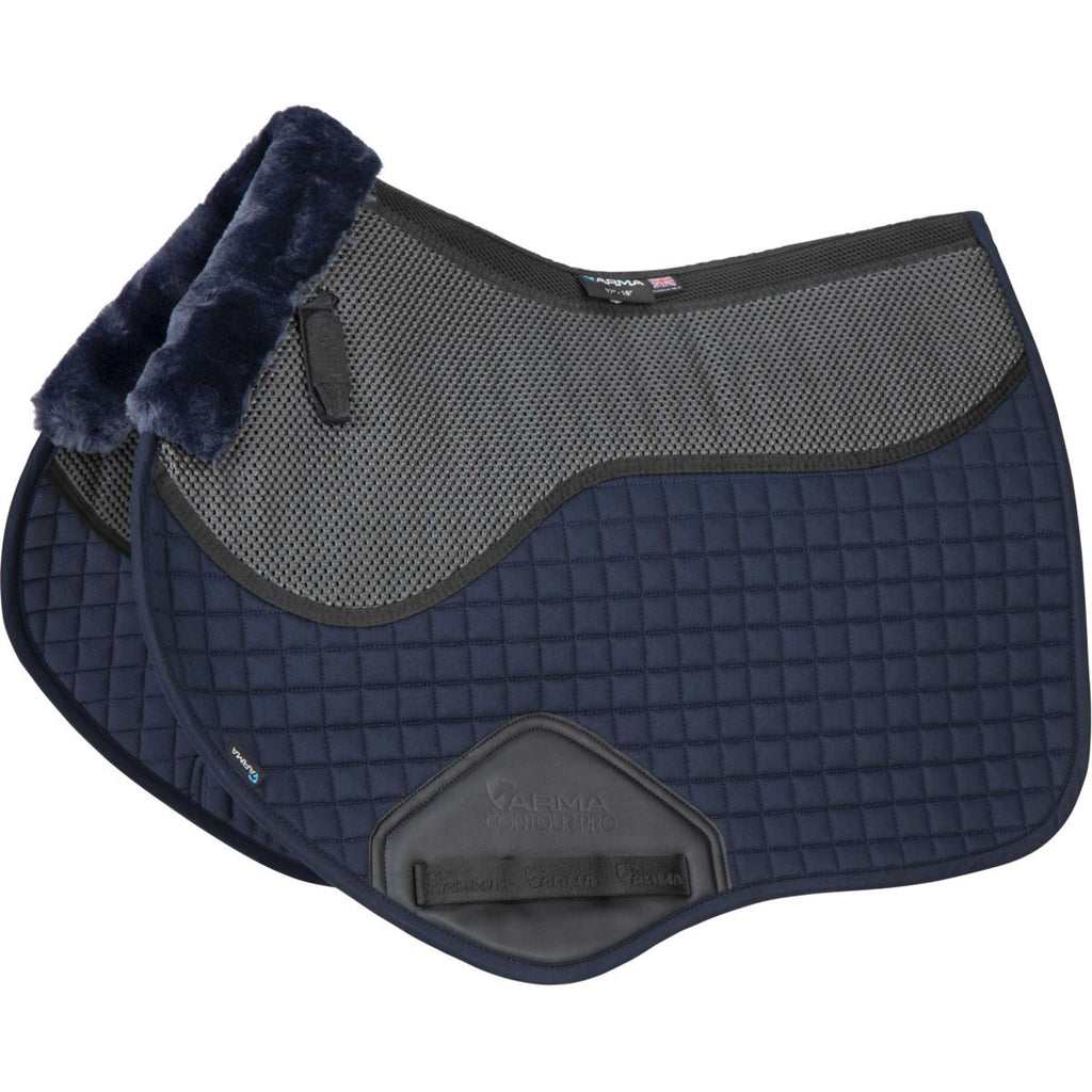 Arma by Shires Schabracke Soft Grip Springen Navy