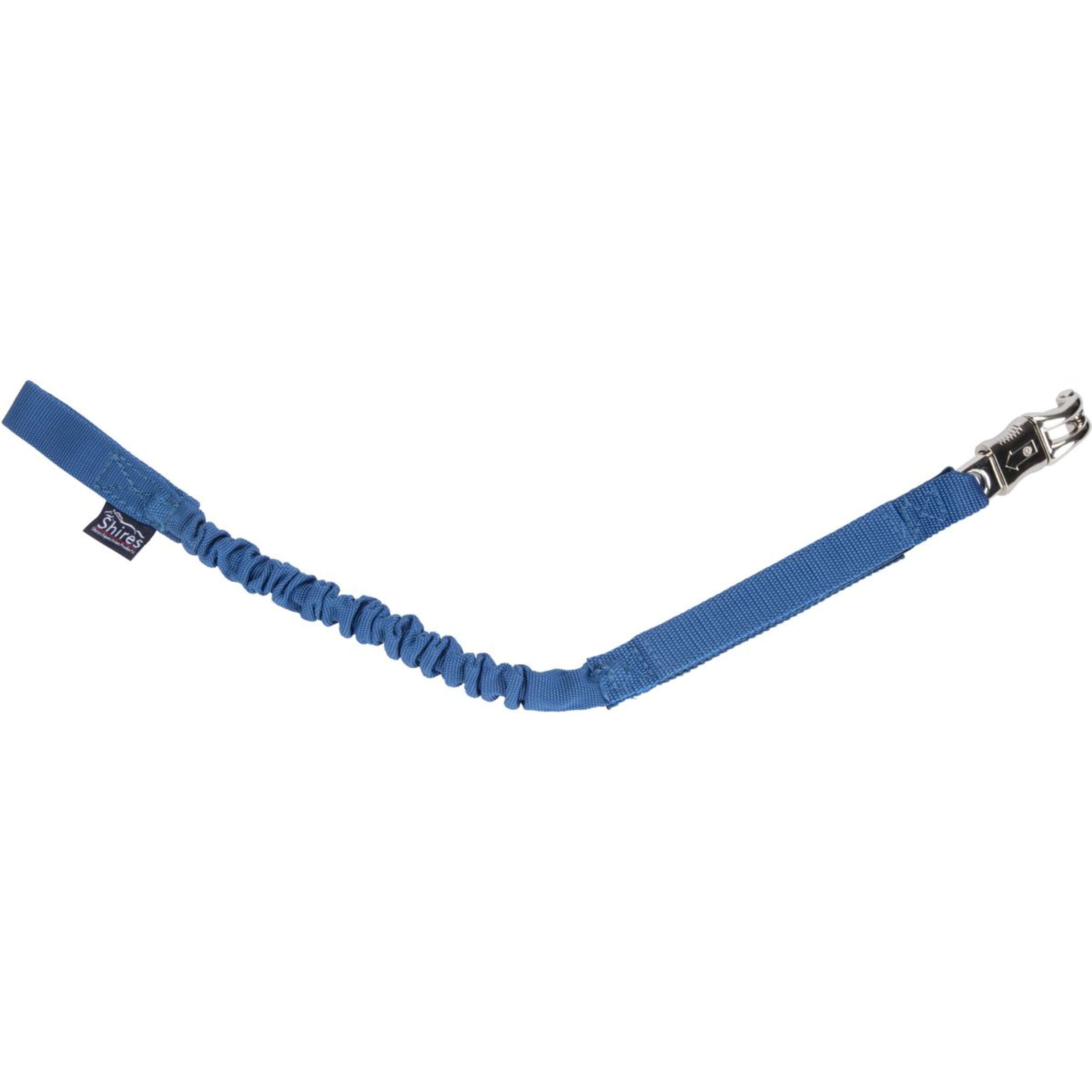 Shires Anbindestrick Bungee Breakaway Blau Shires Anbindestrick Bungee Breakaway Blau