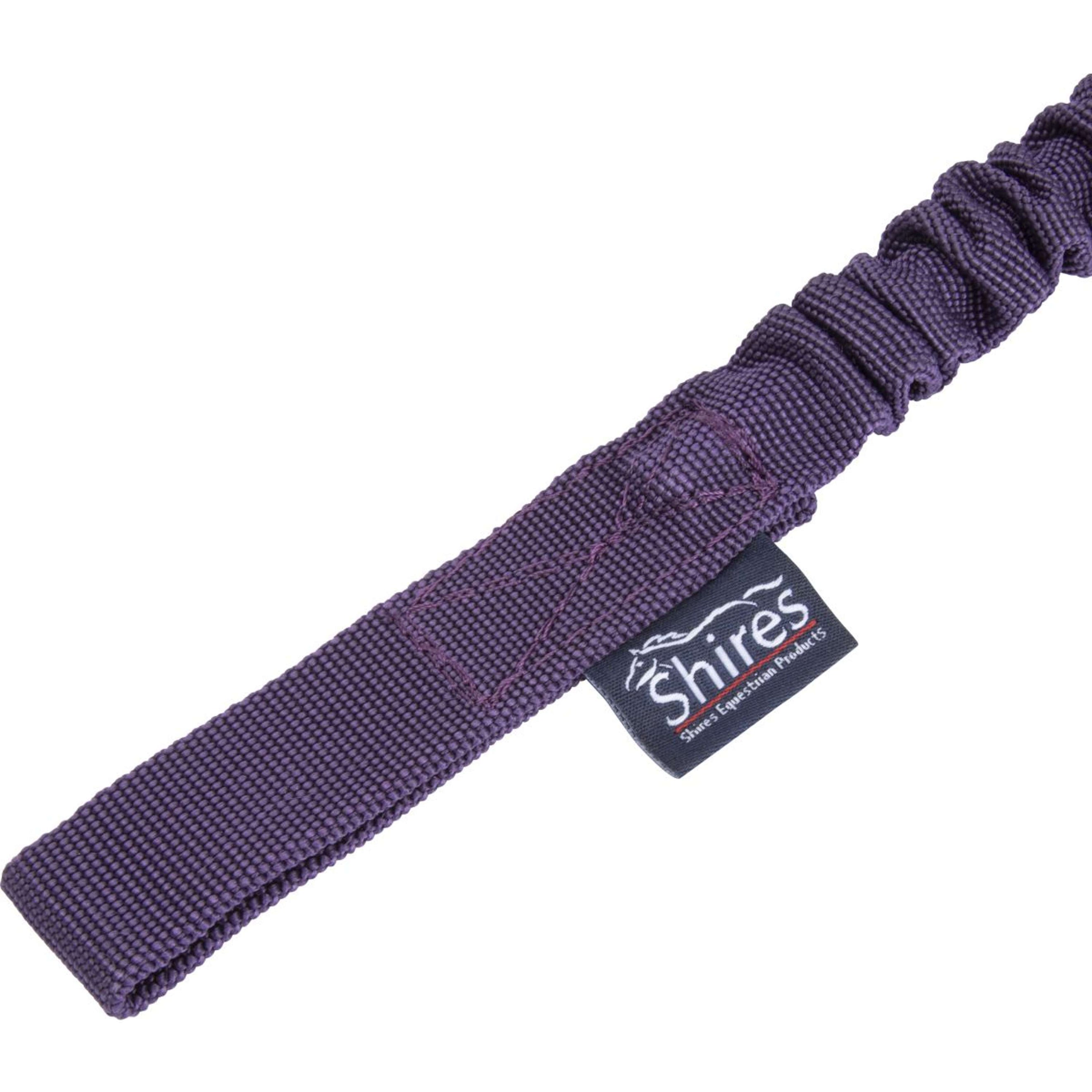 Shires Anbindestrick Bungee Breakaway Violett Shires Anbindestrick Bungee Breakaway Violett