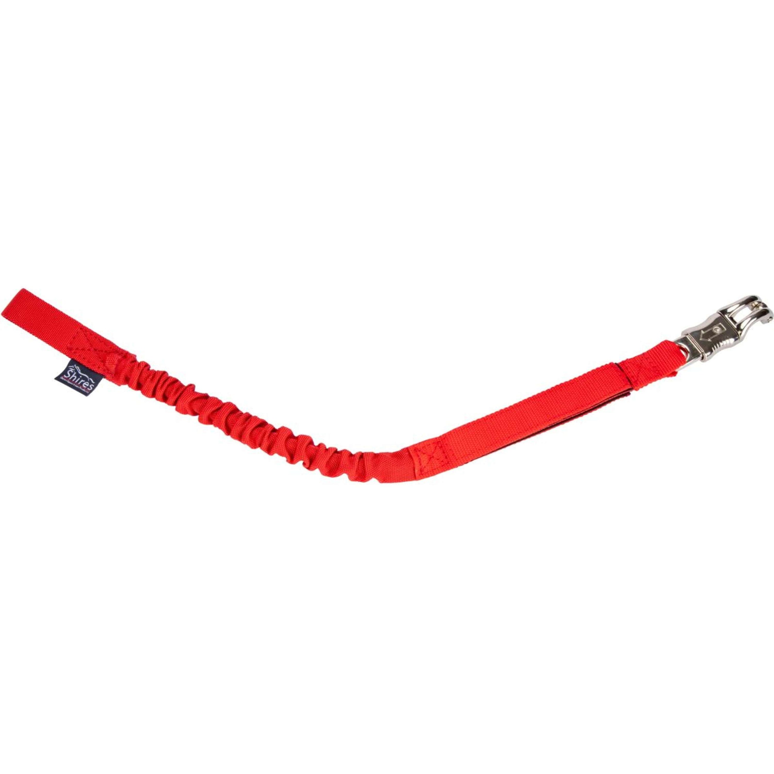 Shires Anbindestrick Bungee Breakaway Rot Shires Anbindestrick Bungee Breakaway Rot