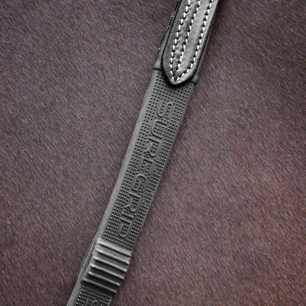 Velociti by Shires Zügel Lusso Elite Pro SureGrip Schwarz
