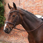 Velociti by Shires Zügel Lusso Elite Pro SureGrip Havanna