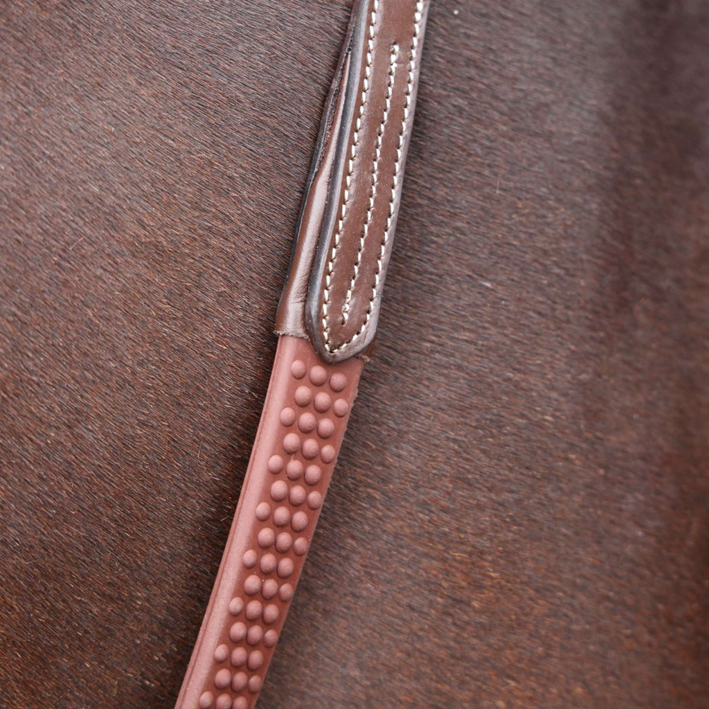 Velociti by Shires Zügel Lusso Elite Pro SureGrip Havanna