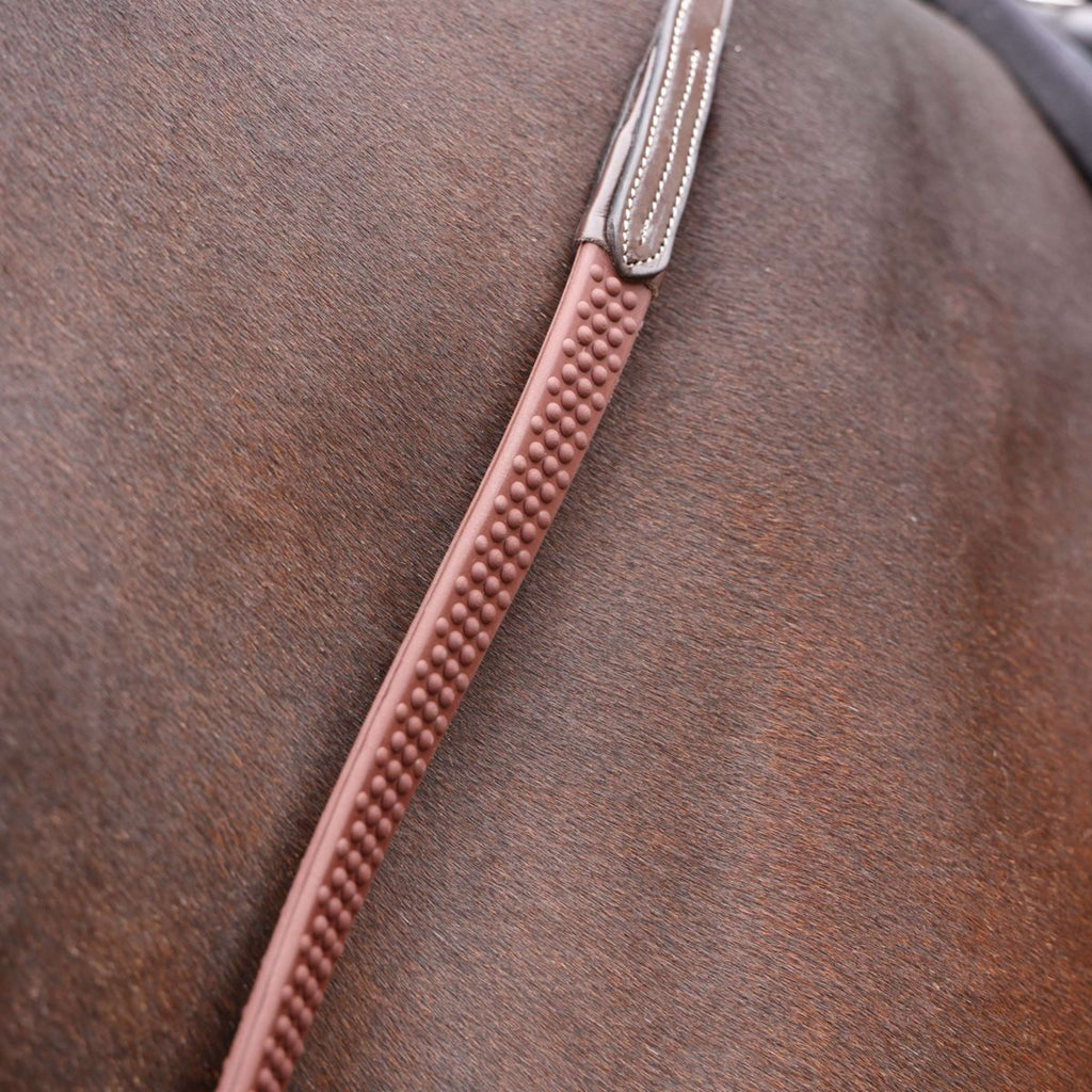 Velociti by Shires Zügel Lusso Elite Pro SureGrip Havanna
