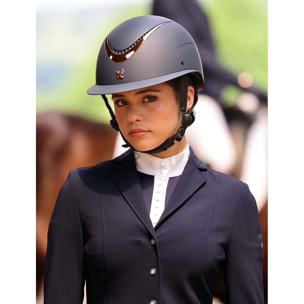 Karben by Shires Reithelm Elisa Ellipse Navy/Rosegold