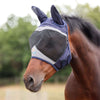 FlyGuard by Shires Fliegenmaske Pro Fine Mesh mit Ohren Navy