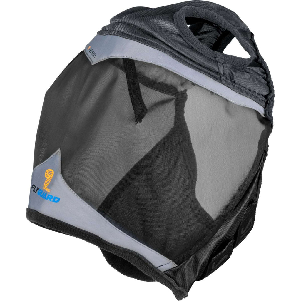 FlyGuard by Shires Fliegenmaske Pro Fine Mesh mit Ohrausschnitt Jet