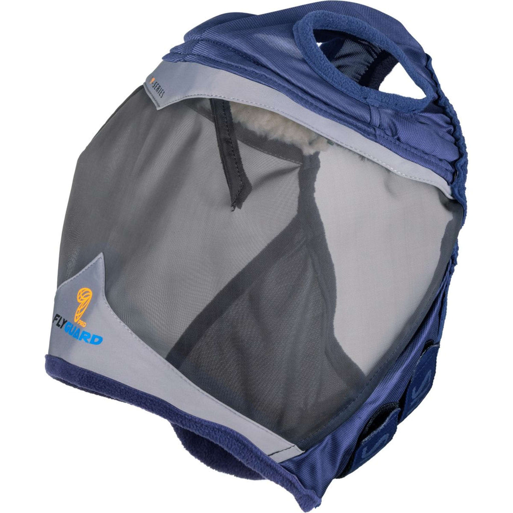 FlyGuard by Shires Fliegenmaske Pro Fine Mesh mit Ohrausschnitt Navy