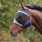 FlyGuard by Shires Fliegenmaske Pro Fine Mesh mit Ohrausschnitt Navy