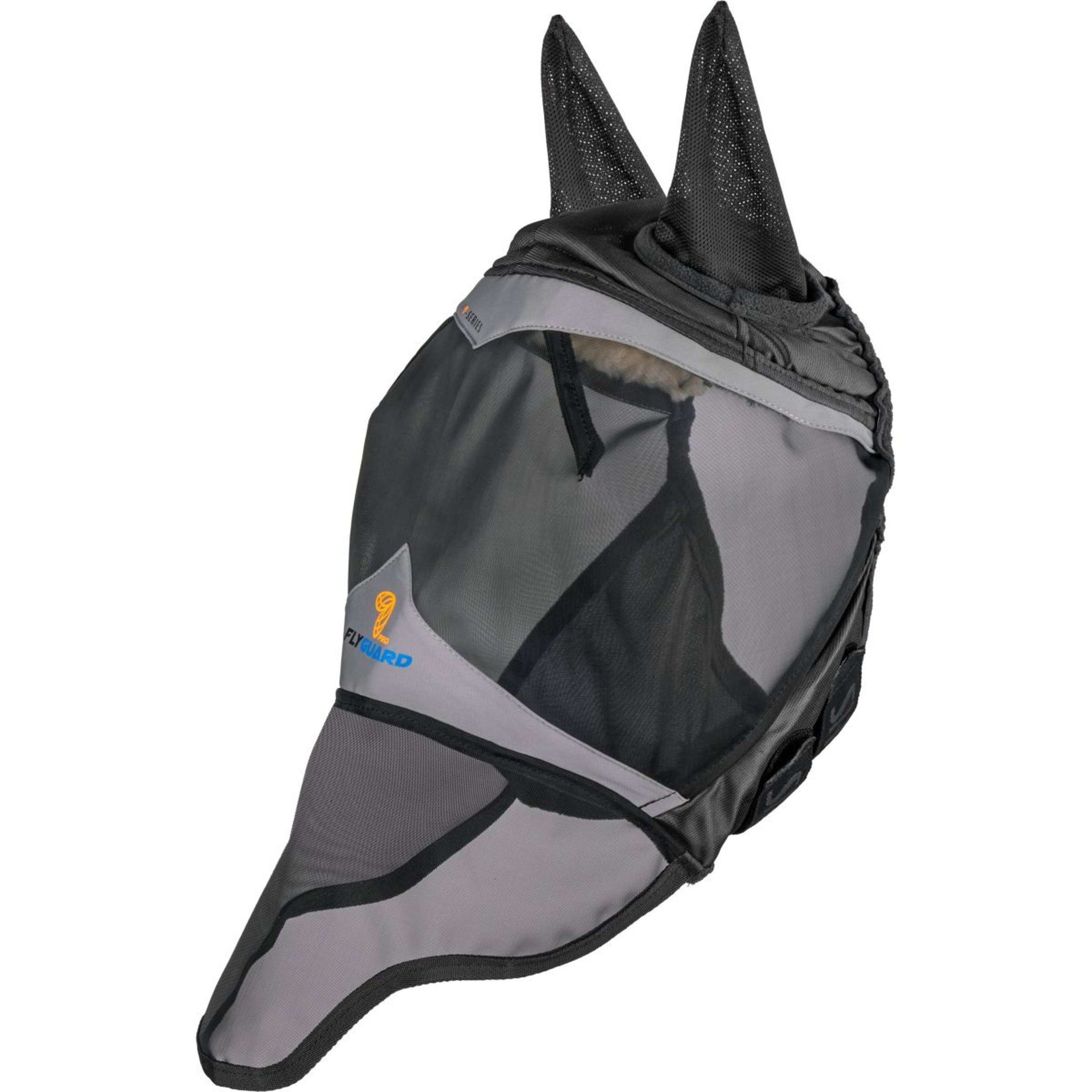 FlyGuard by Shires Fliegenmaske Pro Fine Mesh mit Ohren und Nase Jet FlyGuard by Shires Fliegenmaske Pro Fine Mesh mit Ohren und Nase Jet