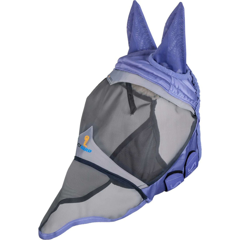 FlyGuard by Shires Fliegenmaske Pro Fine Mesh mit Ohren und Nase Sky